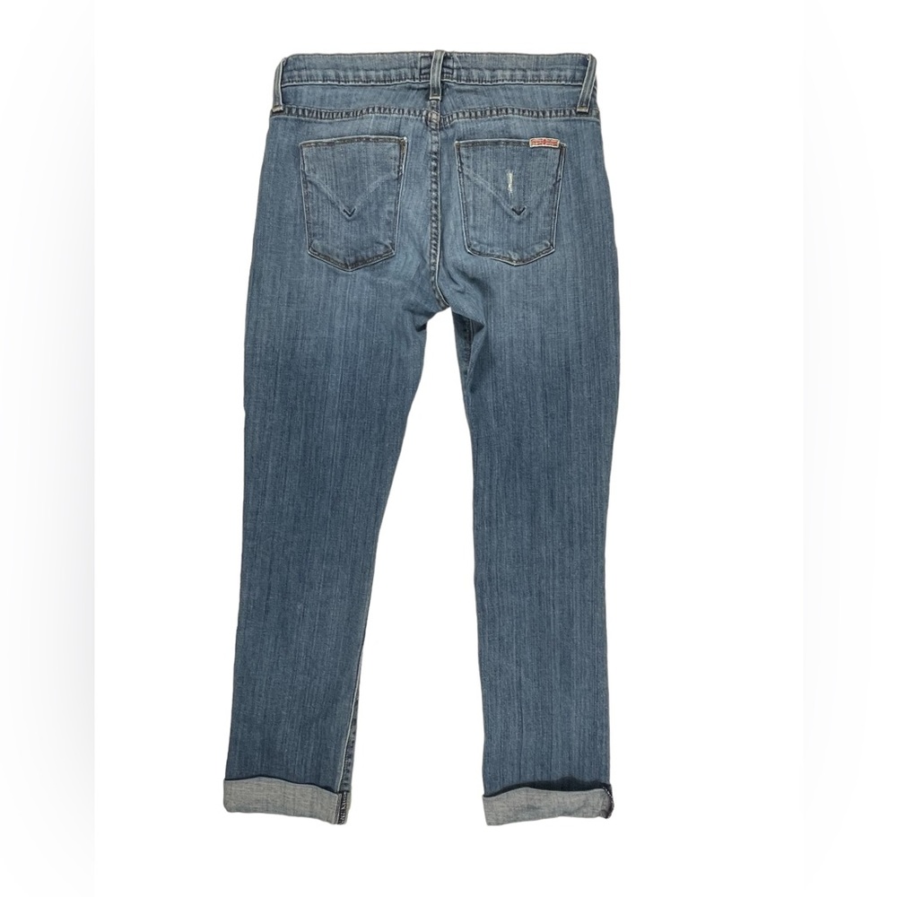 Hudson Jeans Blue Cropped Ankle Skinny Jeans - Picture 3 of 9